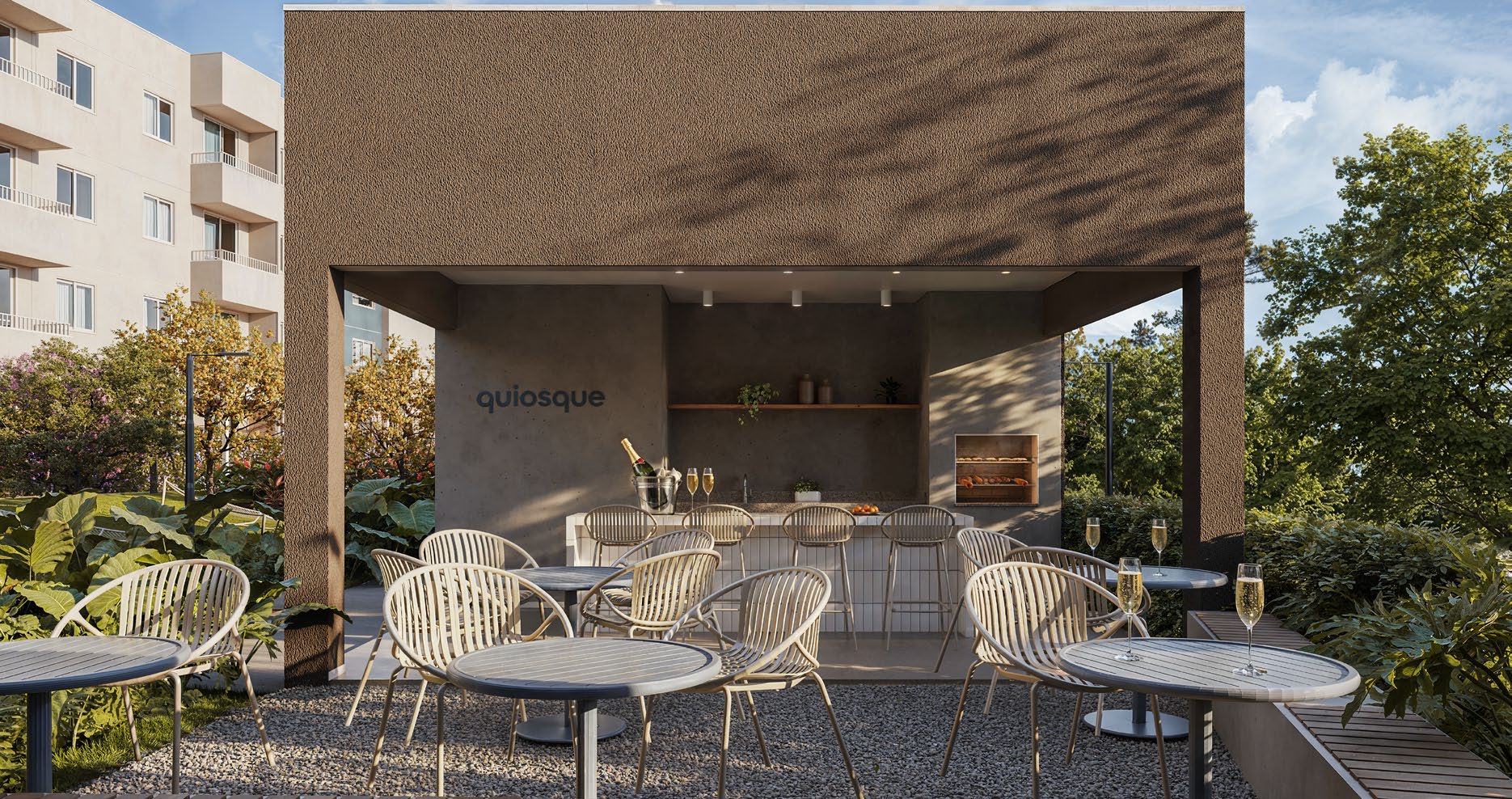 Quiosque com Churrasqueira do Hauer 4You, Curitiba